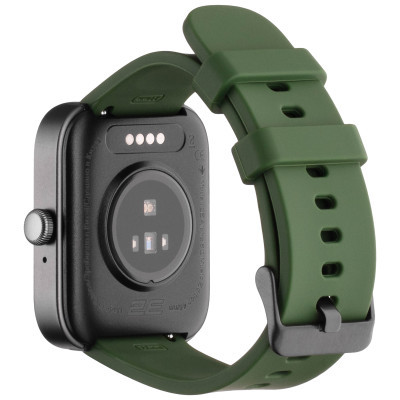 Смарт-годинник 2E Alpha SQ Music Edition 46mm Black-Green (2E-CWW40BKGN) фото №4