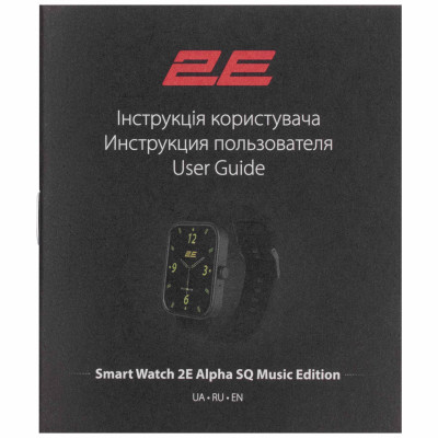Смарт-годинник 2E Alpha SQ Music Edition 46mm Black-Green (2E-CWW40BKGN) фото №8