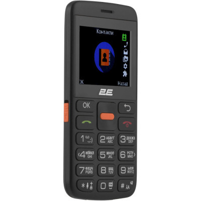 Мобільний телефон 2E T180 MAX 2.3" 2SIM чорний (688130251051) фото №3