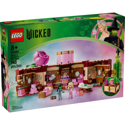 Конструктор Lego Wicked Кімната Ґлінди й Ельфаби 740 деталей (75683)