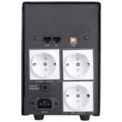 Джерело безперебійного живлення Powercom IMP-1025AP Schuko фото №2