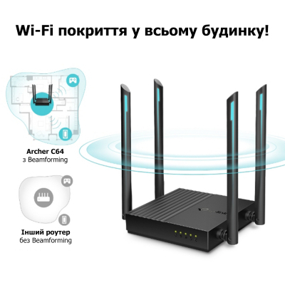 Маршрутизатор TP-Link ARCHER-C64 фото №5