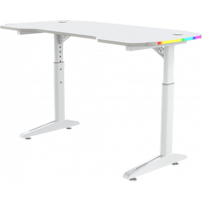 Компьютерный стол GT Racer T-1229 White (T-1229 (120x60x71-79) White)