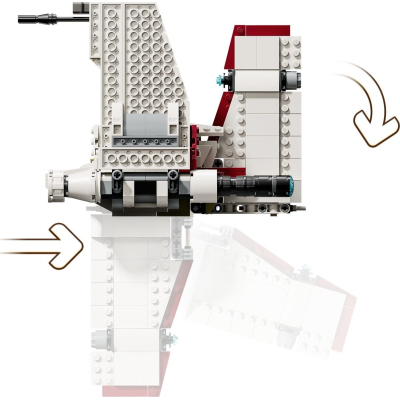 Конструктор Lego Star Wars Зоряний винищувач V-19 «Потік» (75432) фото №5