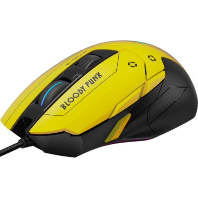 Комп'ютерна миша A4Tech W70 Max Bloody Punk Yellow фото №2